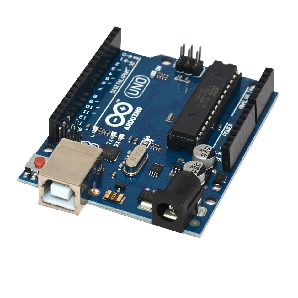 1 Set UNO R3 scatola ufficiale ATMEGA16U2 + Chip MEGA328P per scheda di sviluppo Arduino UNO R3 + cavo USB