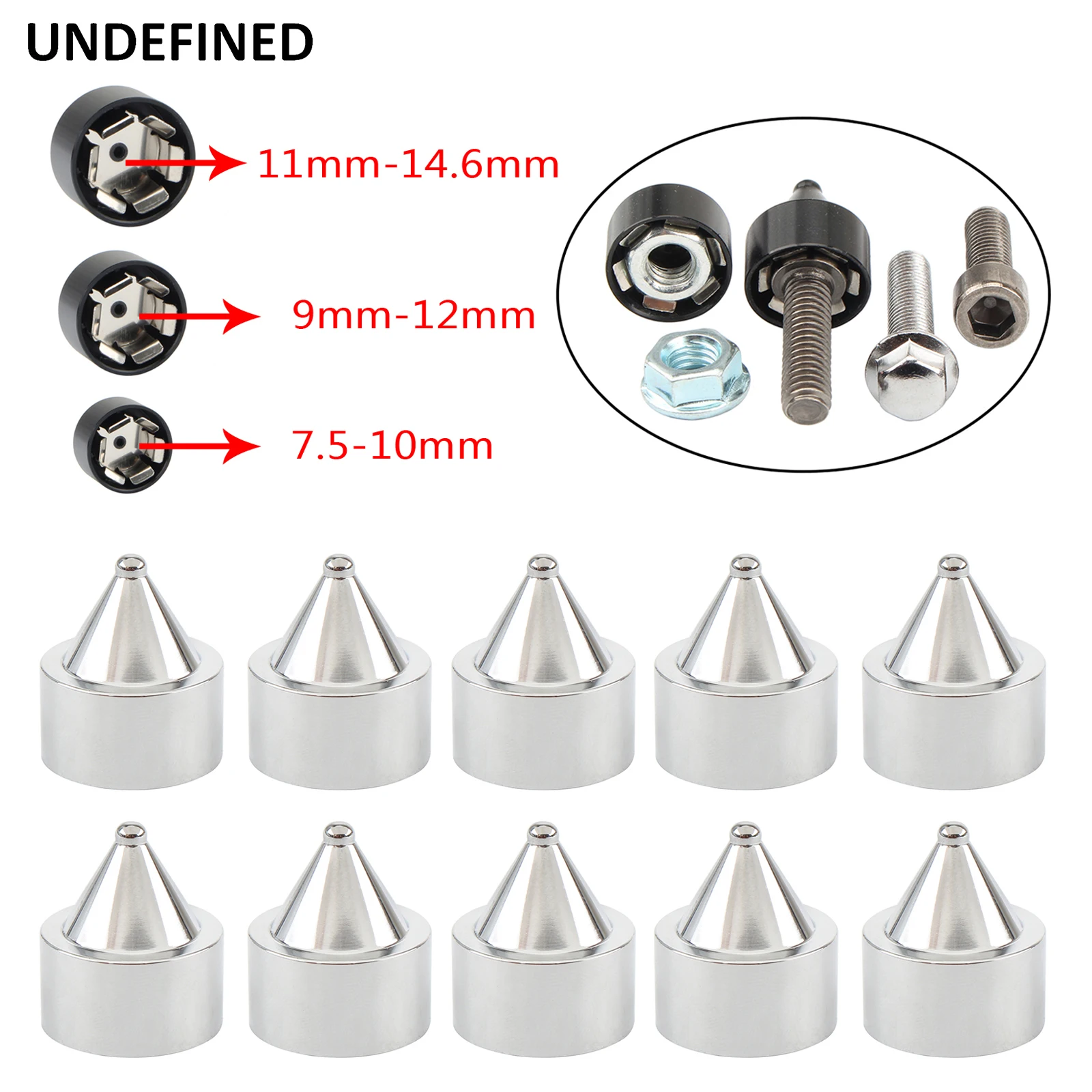 Bolts Cap Chrome For Harley Twin Cam Sportster Touring Dyna Softail Head Bolt Cover Engine Schrauben Topper Motorcycle 10pcs