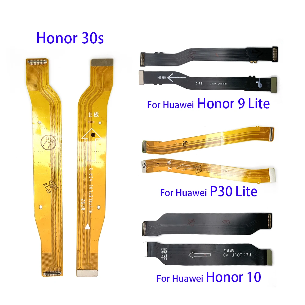 NEW Main Motherboard Flex Cable Replacement Parts For Huawei P9 Plus P10 P20 P30 lite P40 Honor 9 10 20 Lite 9X 30s