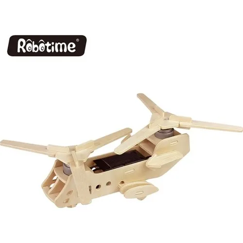 Robotime 3D Wooden Puzzle Solar Powered Aircraft