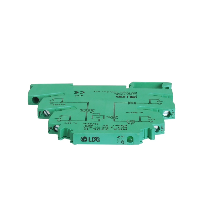 Imagem -03 - Módulo de Relé de 10 Segundos ac Ssr Saída 5a Ultra Fino Trilho Din Sinal Led Alta Capacidade de Ruptura