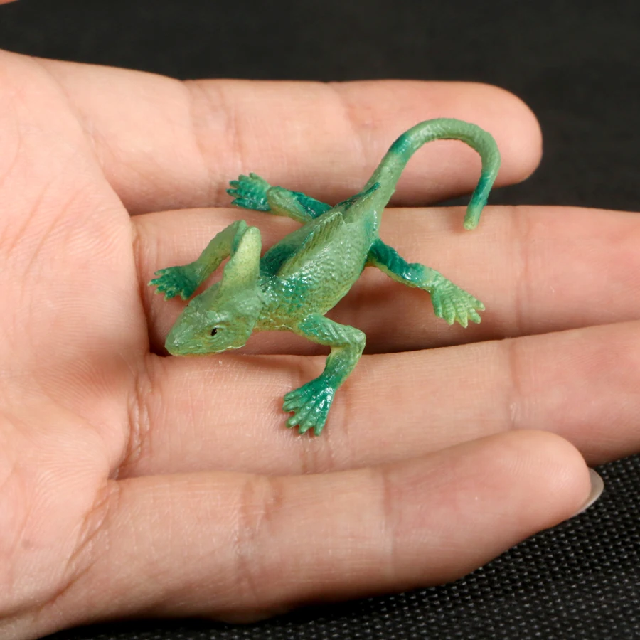 Figuras de acción de animales de simulación, modelo de lagartos de plástico PVC, colección de animales reptiles, juguetes para niños, 12 Uds.