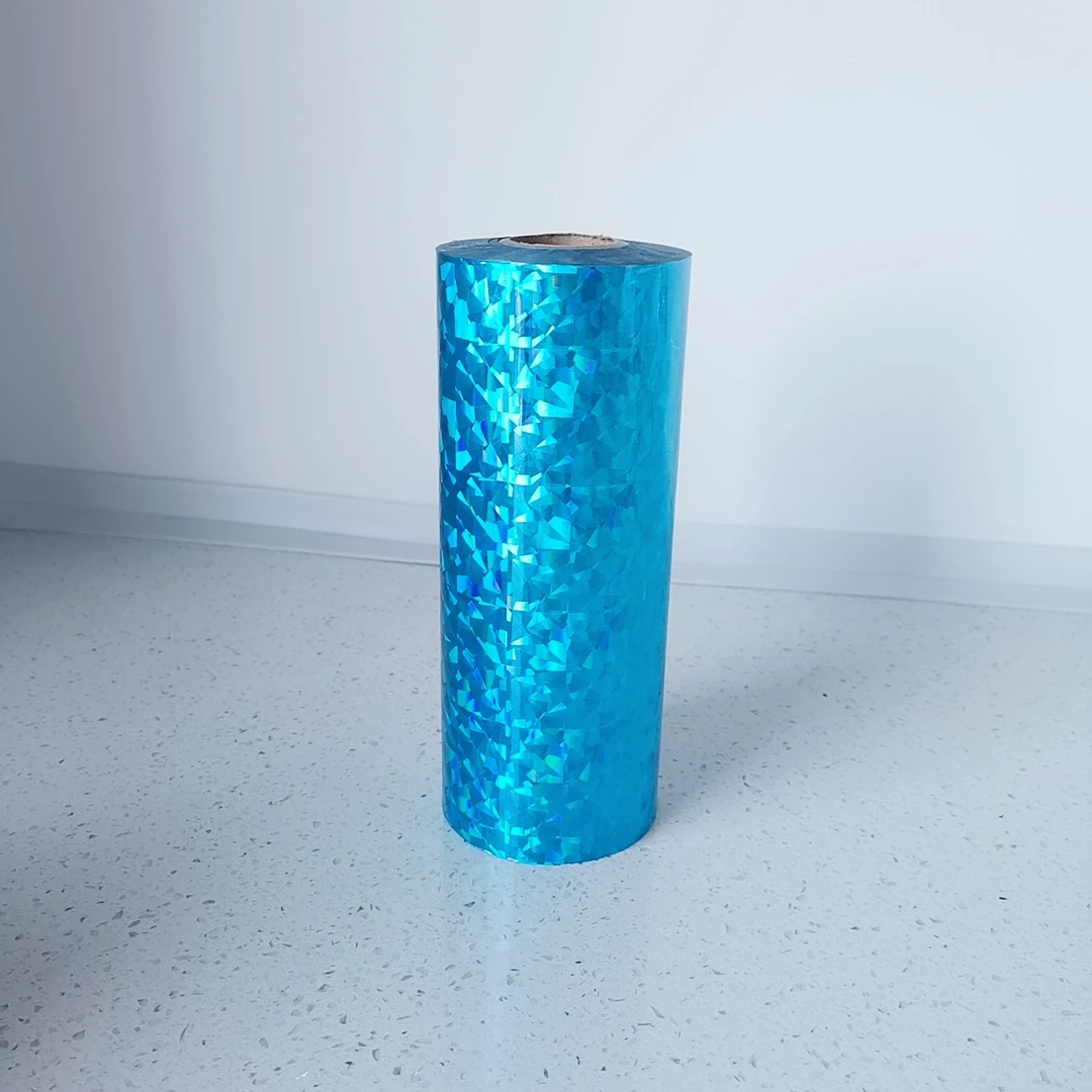 New Design 16cm One Roll Broken Glasses Colorful Hot Stamping Foil for Paper or Plastic 16CMx120M Heat Transfer DIY Card