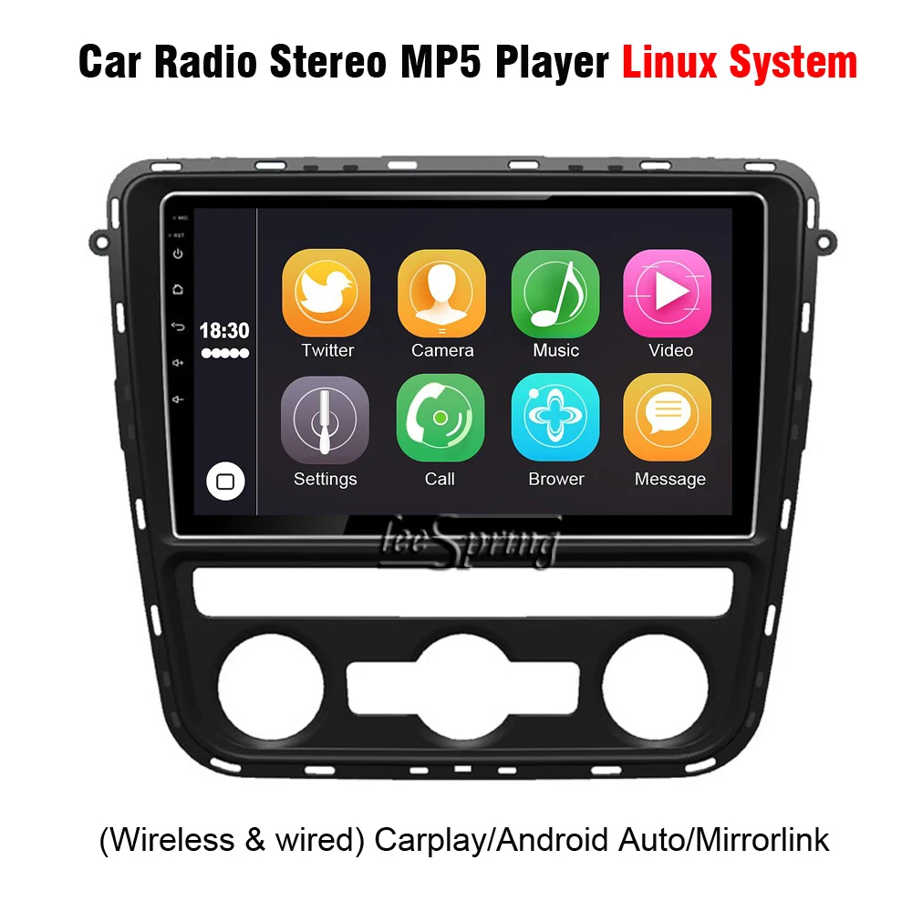 9 inch Car Radio Stereo MP5 Player for Volkswagen VW PASSAT 2012-2015 with Bluetooth Support Carplay Android Auto Mirrorlink