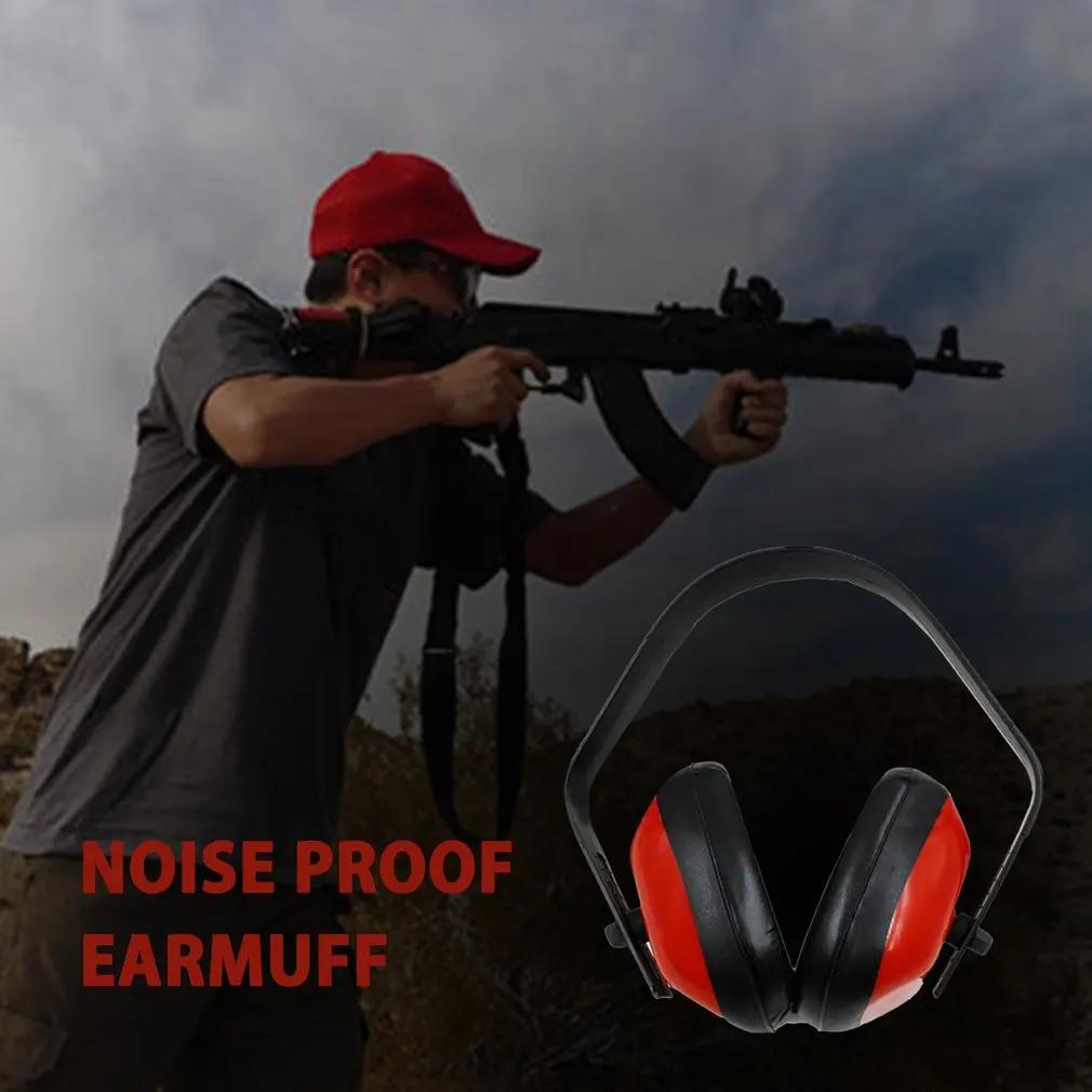 Protetor de orelha earmuffs para tiro caça redução de ruído protetor de proteção auditiva tiro à prova de som earmuffs dobrável