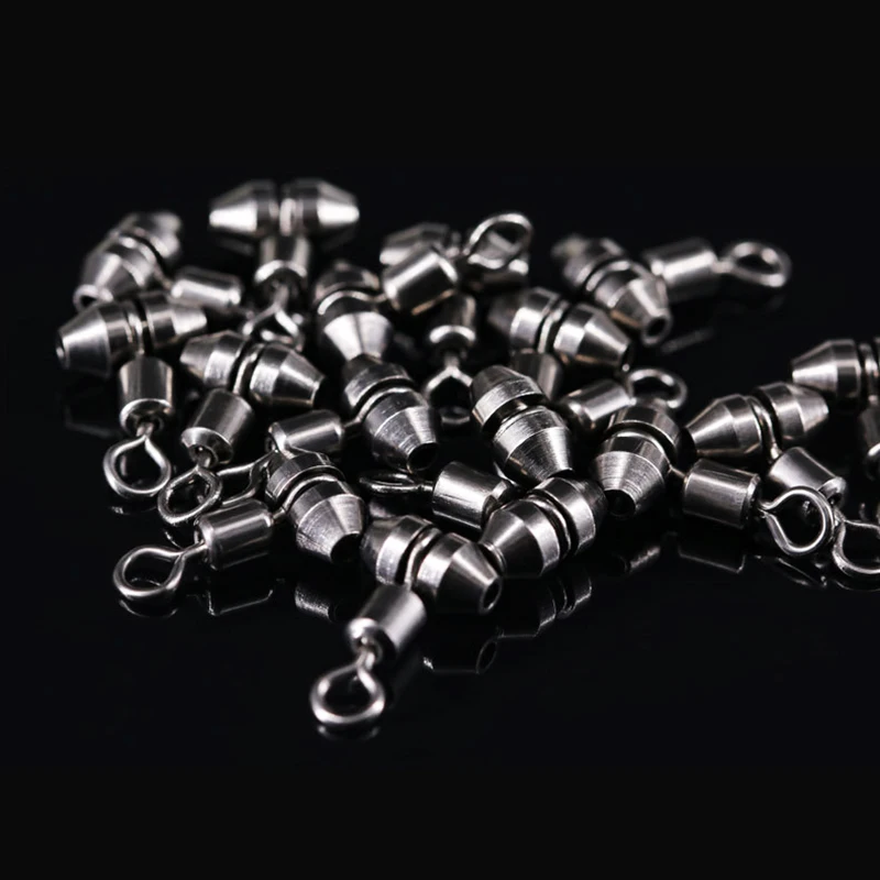 10 stücke Angeln Swivel 3 weg Swivel Edelstahl Angeln Stecker Swivel Haken für Feeder Carp Fishing Tackle Zubehör Werkzeug – Detail 6