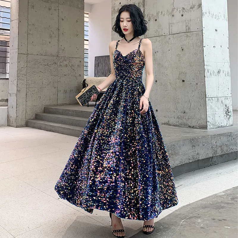 

Major beading sequins Prom party evening dresses vestido de noiva sereia gown dress robe de soiree vestido novia playa