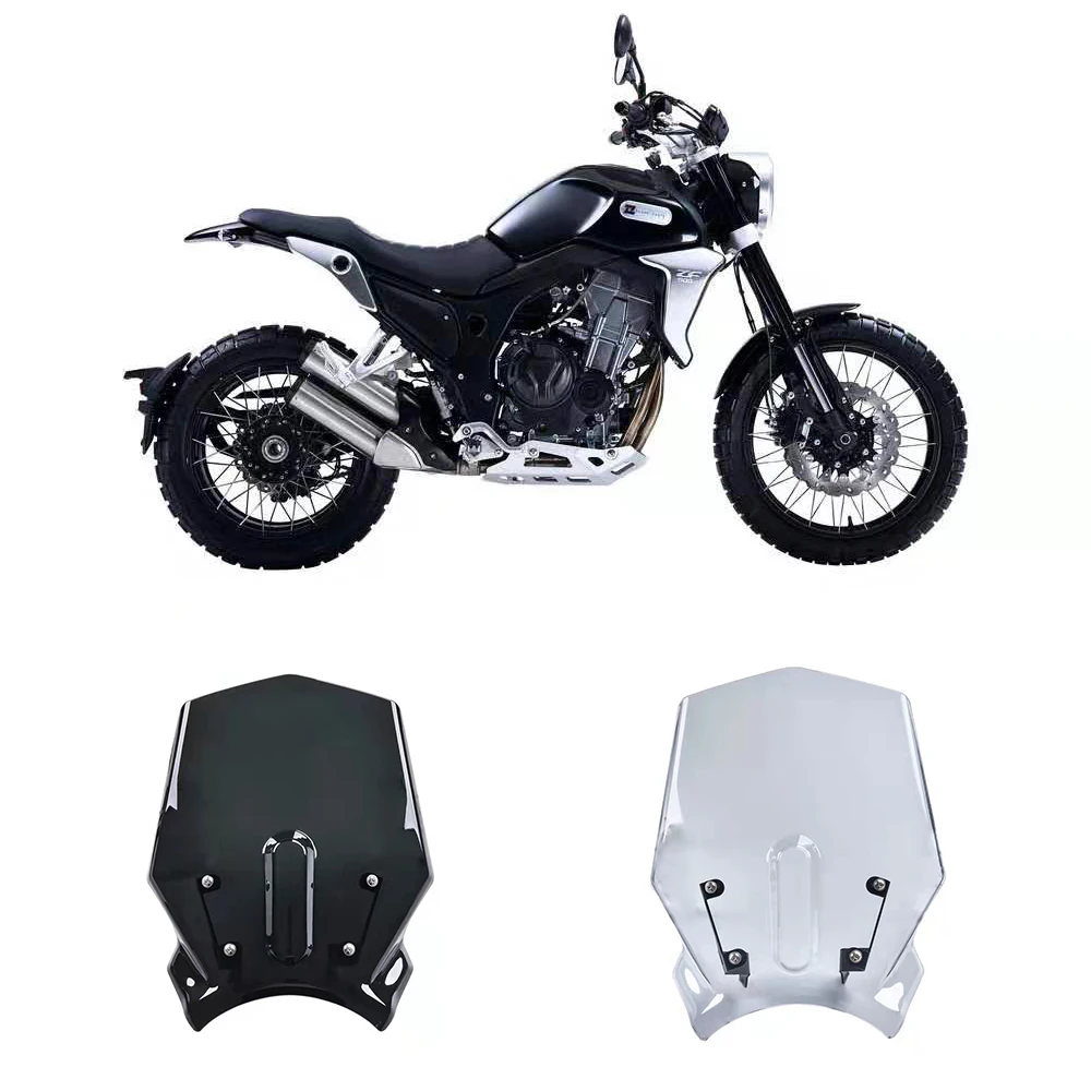 For Bristol Veloce 500 KOVO Motorbike Windshield Air Deflector Scooter Accessories Motorcycle Windscreen