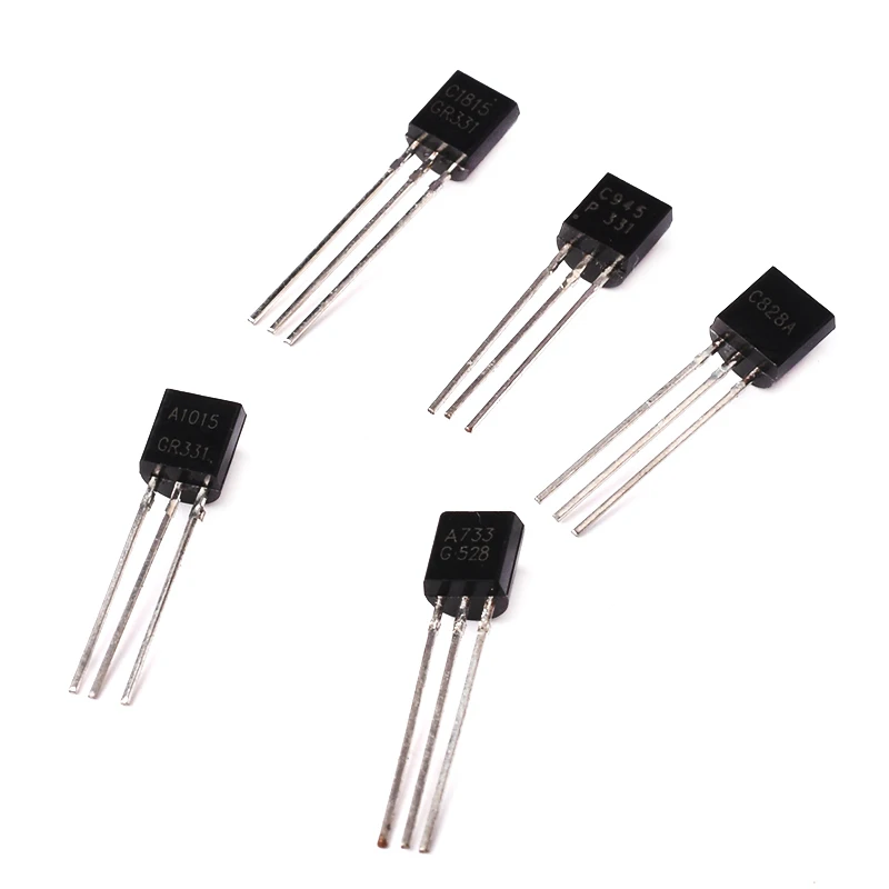 100PCS/LOT 2SA1015 2SA733 2SC945 2SC1815 2SC828A TO-92 Triode Transistor TO92 A1015 A733 C945 C1815  C828A