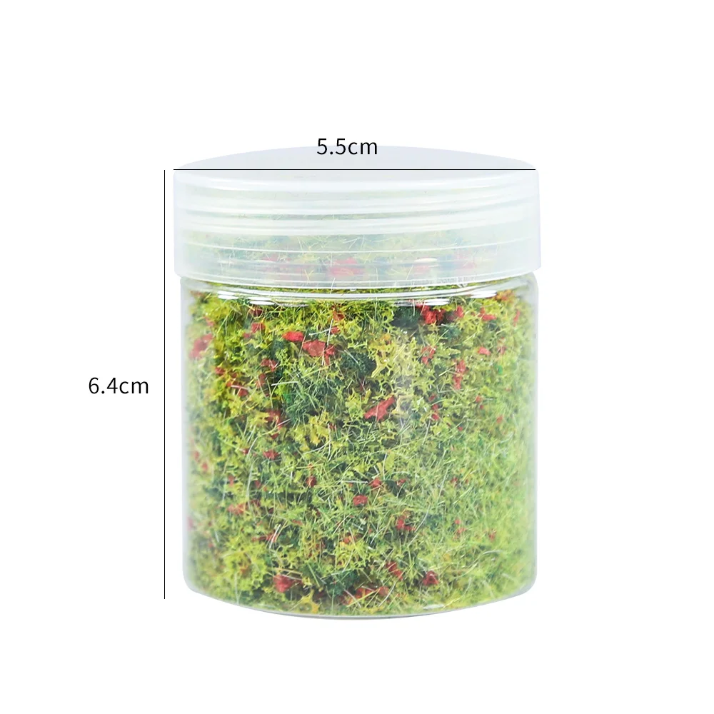 150mL Colorful Model Grass Leaves Foliage For HO Railway Landscape Realistic Powder Mini Tree Bush Wargame Accessories