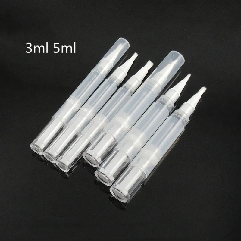 

10/30pcs Empty Nail Oil Pen With Brush Liquid Foundation Refillable Bottles 3ml 5ml Travel Size Cosmetics Holder Makeup Tool