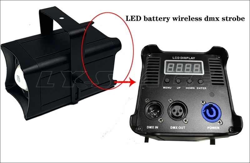 Imagem -05 - Bateria Alimentado sem Fio Dmx Rgbw In1 Par Luz 50w Cob Iluminação Led Par Pode para Palco dj Clube Barra de Iluminação