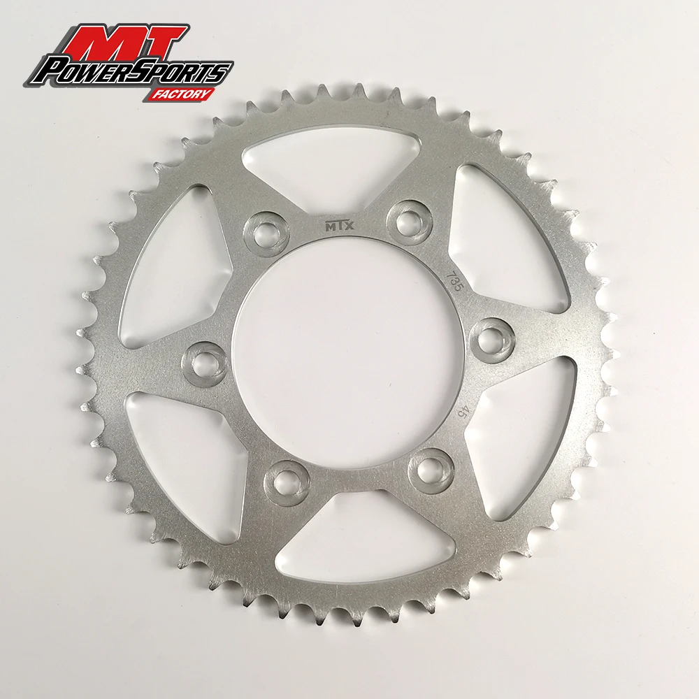 For Ducati Road Motorcycle MTX Steel Alloy Rear Sprocket Full Steel Rear Sprockets Of C49 High Carbon Steel 36T-48T