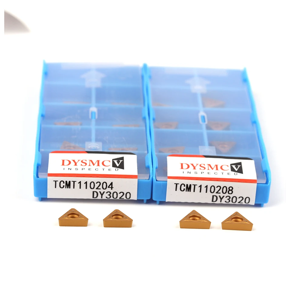 TCMT110204 TCMT110208 DY3020 تحول أداة شفرة من الكربيد آلة خرط تعمل بالتحكم الرقمي بواسطة الحاسوب شفرة لتجهيز الصلب شحن مجاني