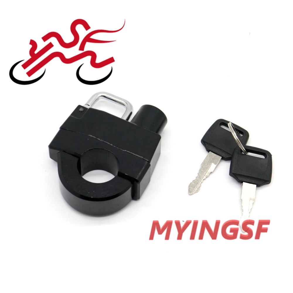 25mm Handlebar Universal Helmet Lock For HONDA VT 400 600 750 1100 1300 C/DC/RS SHADOW VTX 1800 1300 C/R/S/T/F/N/CX