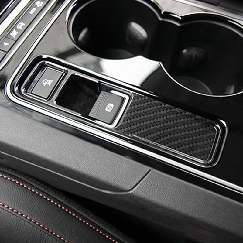 

ABS Хромированная накладка на панель стояночного тормоза автомобиля для Jaguar XF XE XFL F-PACE 2016 2017 2018 аксессуары