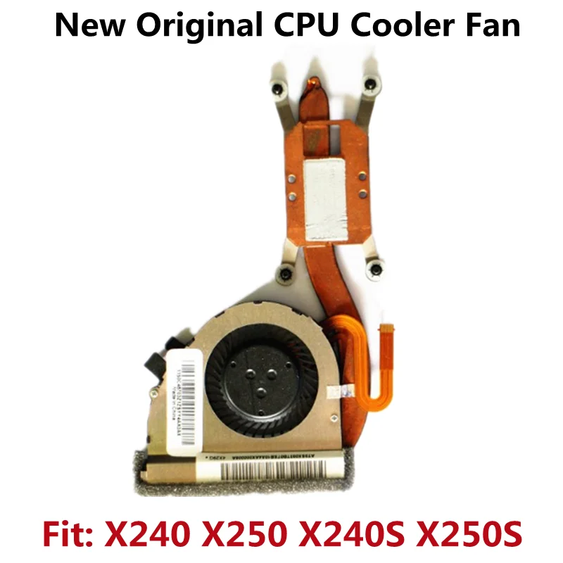 레노버 씽크패드 X240 X240I X240S X250 용 새로운 오리지널 CPU 쿨링 팬, 방열판 어셈블리, 라디에이터 쿨러