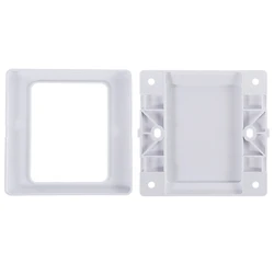 Electric Wall Switch Socket Blank Cover Panel Whiteboard ABS Outlet Plate Bezel Tool 86x86mm Wall Switch Cover Panel