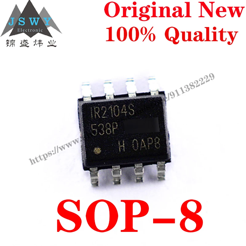 10~100 PCS IR2104STRPBF SOP-8 Semiconductor Power Management IC Gate Driver IC Chip with for module arduino Free Shipping IR2104