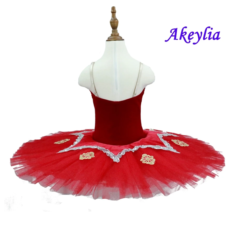 Kitri Don Quixote Ballet Tutus Skirt Classical Ballerina Stage Costume Women Adult Black Red Professional Ballet Tutu Costume