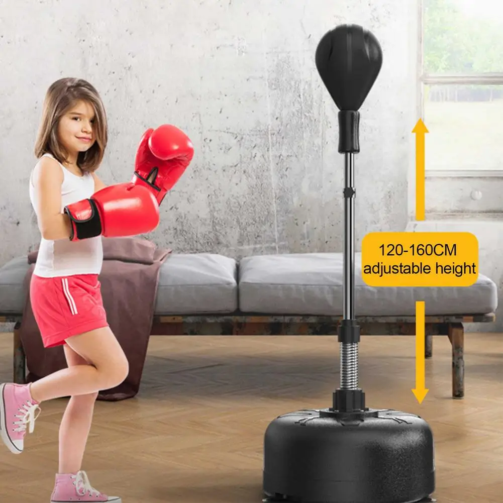 Boxing Speed Ball Household Tumbler Adult Children Punching Bag Vent Ball Steel Sucker Speed Ball Adjustable Height Punching Bag