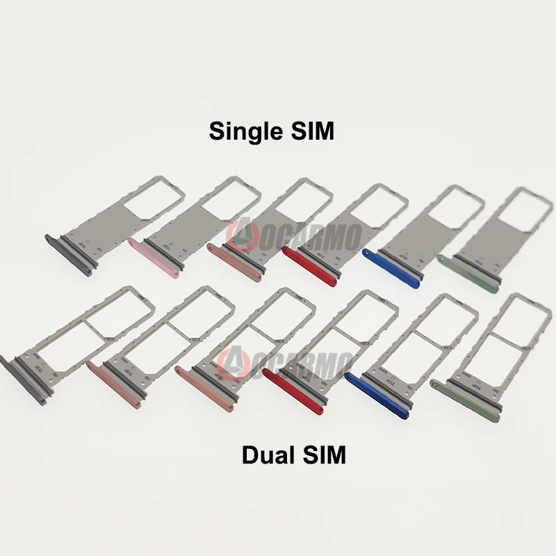 Aocarmo For Samsung Galaxy Note 20 NOTE20 SIM Tray Micro SD Memory Card Slot Holder Replacement Parts