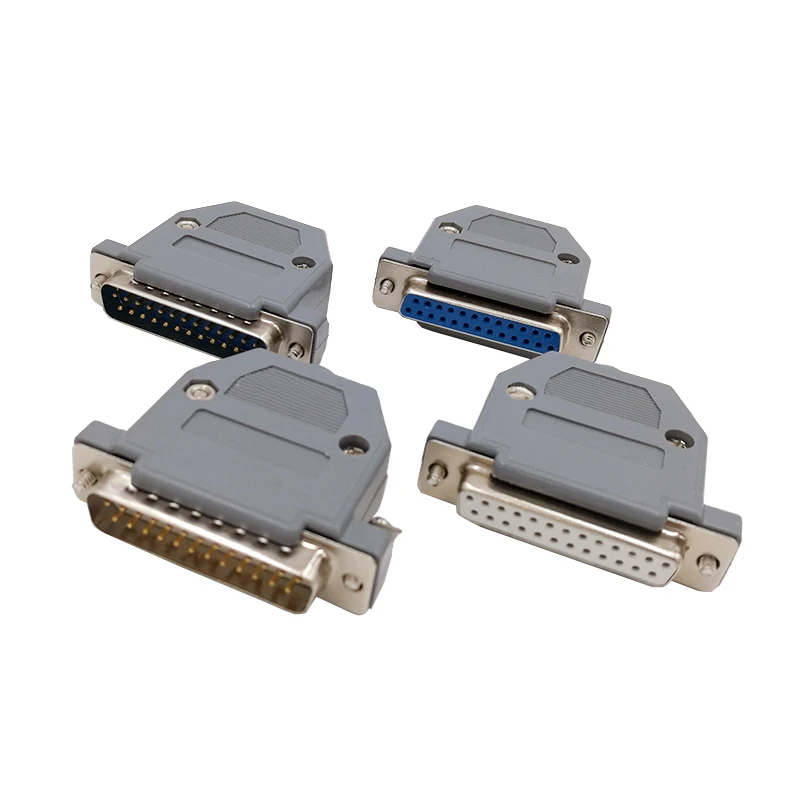 data cable DB25 connector plug VGA Plug connector 2 row 25pin port socket adapter female Male DP25