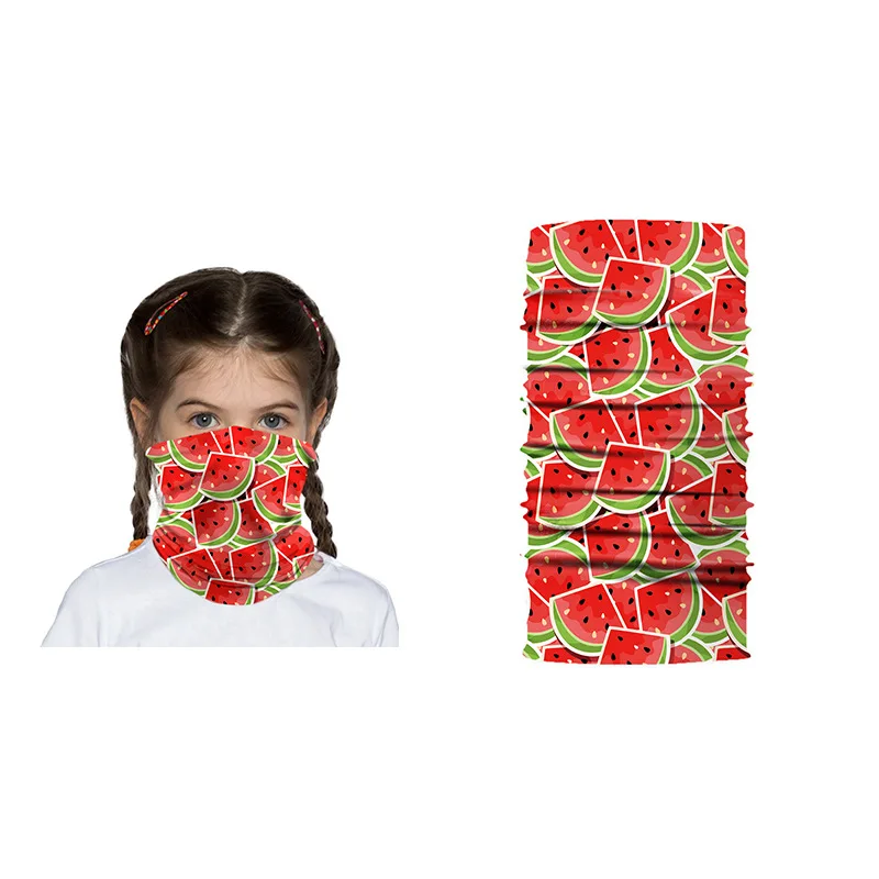 Boys and girls polyester scarf children multi-function magic headband high shot seamless neck gaiter bib cycling balaclava