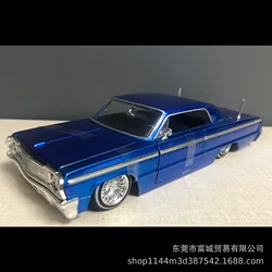 Children's 1:24 Scale Vintage Old 1964 Chevrolet IMPALA Chevy Diecasts & Toy Vehicles Car Model Metal Auto Souvenir Gift Jada