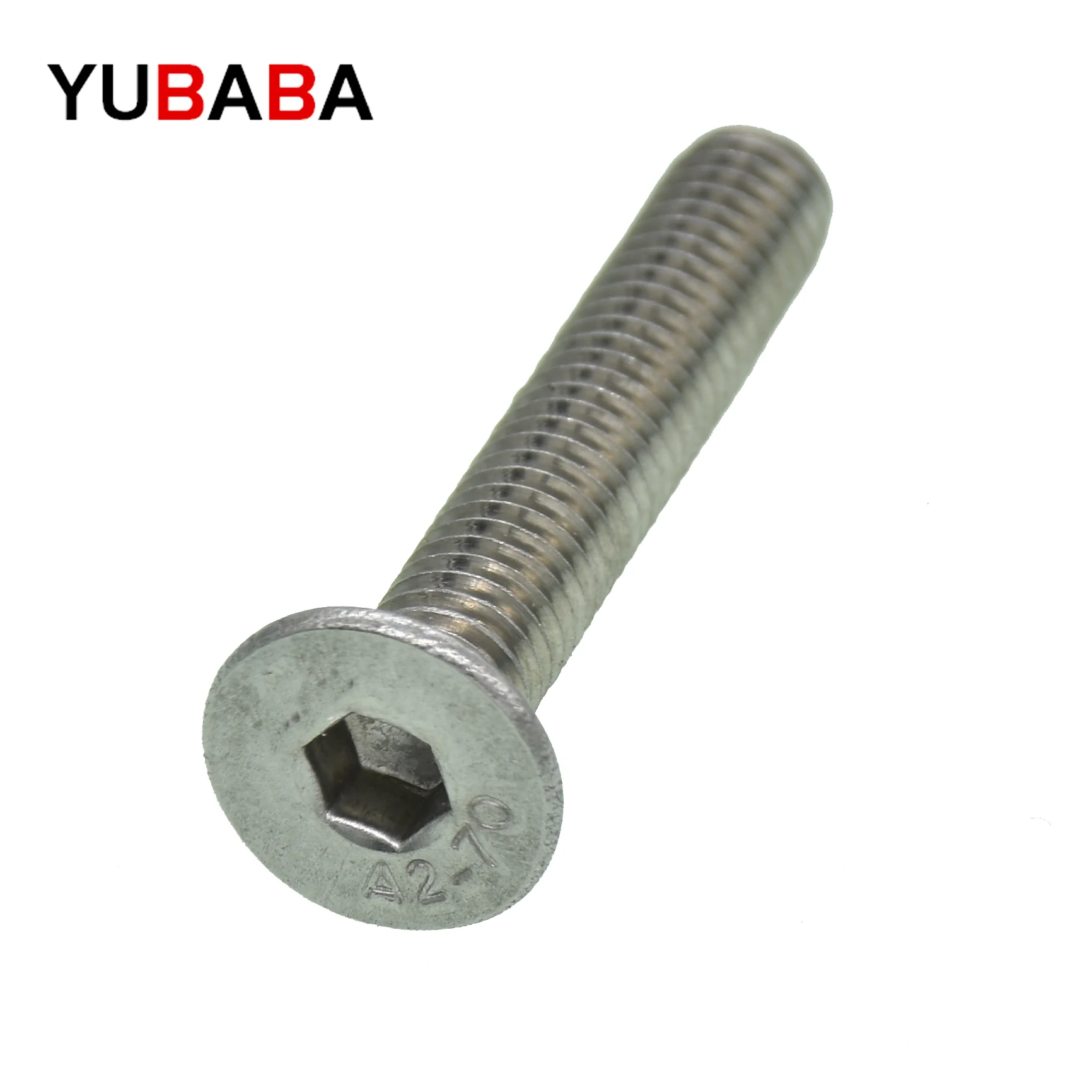 50Pcs DIN7991  JISB1194 Stainless Steel 304 Hexagonal Countersunk Screw Flat Head Hex Socket Machine Screw Bolt M2 M2.5 M3 M4