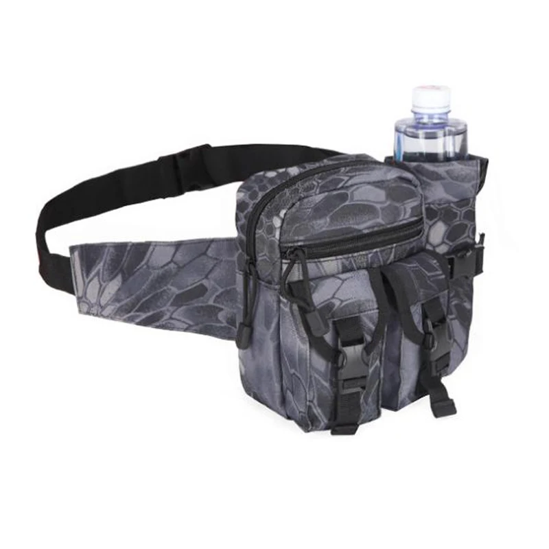 DulWaist Packs-Système Molle avec poudres de bouilloire, clip de ceinture, porte-clés, sac mobile pour la course, la chasse, les sports de plein air