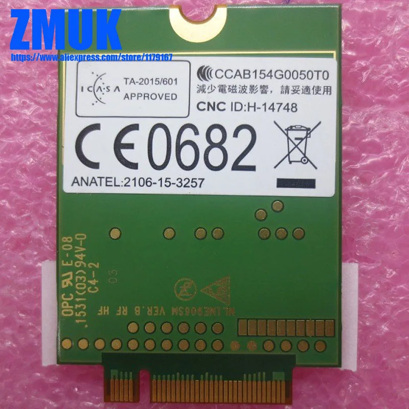 ME906S ME906S-158 LTE NGFF 4G WWAN Card For Lenovo Ideapad Miix 700-12ISK Tablet Series,FRU 00JT491