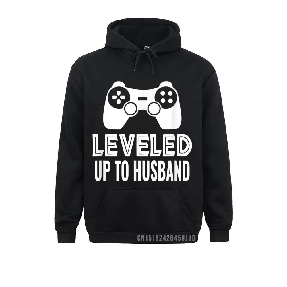 

Funny Gaming Leveled Up To Husband Pullover Geek Hoodies 2021 Fashion Long Sleeve Men Sweatshirts Street April FOOL DAY Hoods