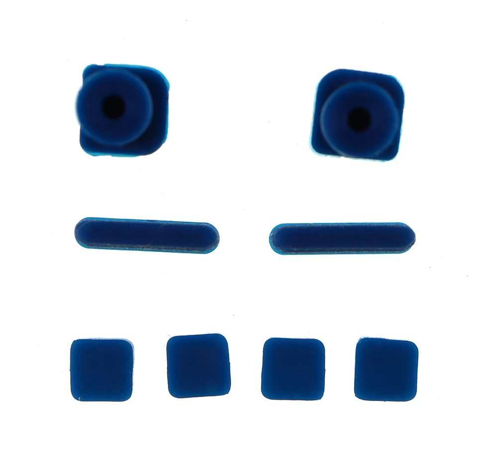 DS Lite 게임 콘솔 용 NDSL 피트 고무 커버 패드 용 1 세트 다채로운 나사 피트 커버