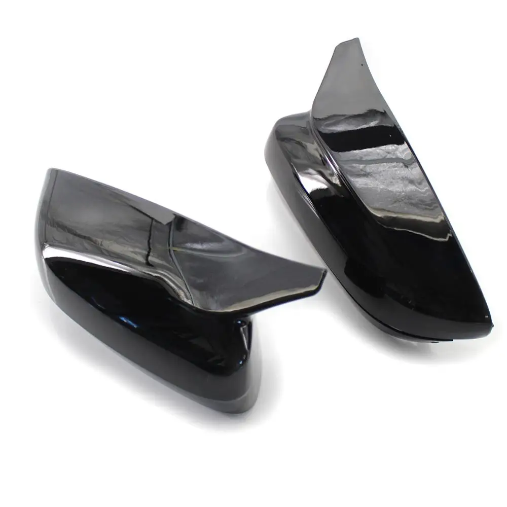 LHD 1 пара боковых крышек зеркал заднего вида для BMW 3 5 7 серии G20 2019 2020 2021 G30 G11 G12 ABS глянцевый черный