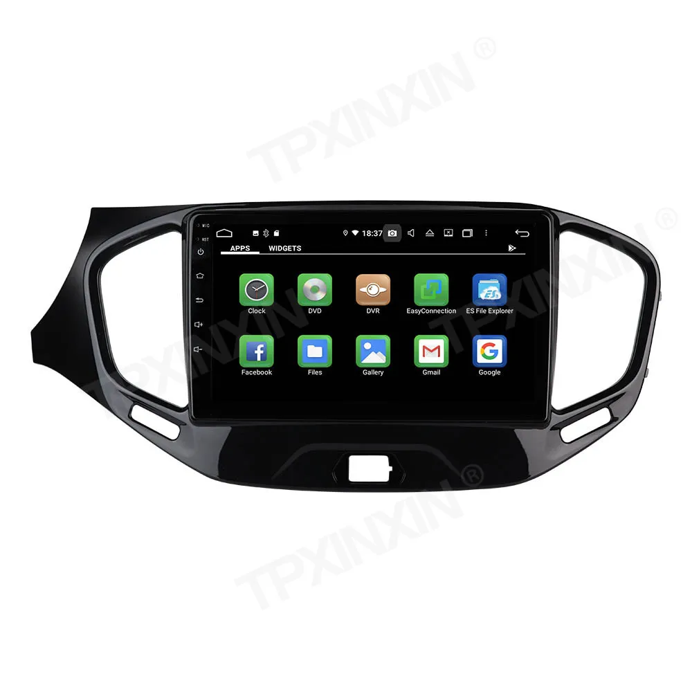 Android 10 6 + 128GB For VESTA 2015-2020 Tesla Screen Car Multimedia Broadcast Player IPS Touch Screen Stereo GPS Navigation DSP