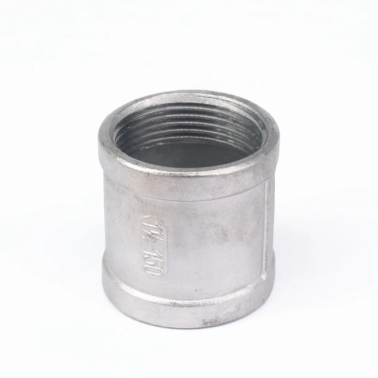 

1-1/4" BSP Equal Female Thread Casting 304 Stainless Pipe Fitting Coupling Connector water oil air