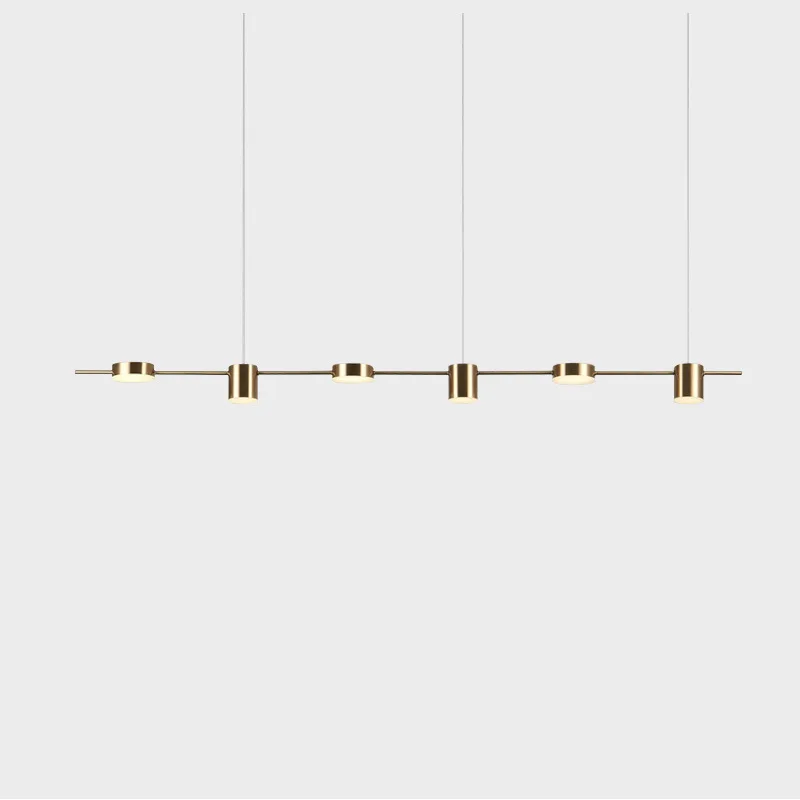 

Modern Light minimalist Chandelier lighting for kitchen bar long Chandelier LED design LOFT hanging light Fixture