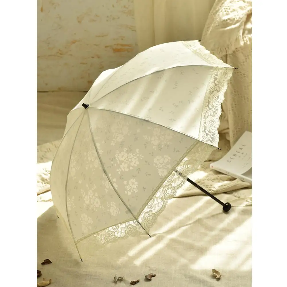 Japanese Mini Umbrella Rain Women Princess Lace Umbrellas Waterproof Sun Parasol Convenient Travel Parapluie wedding Umbrella