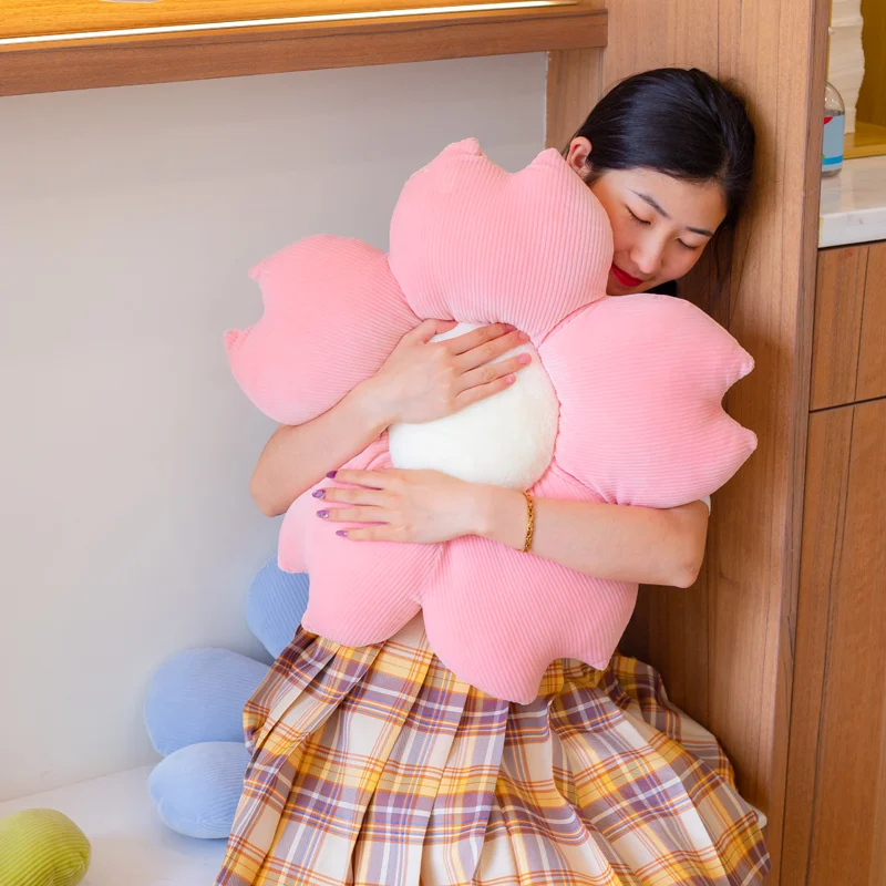 INS Kirschblüte Kleine Daisy Farbige Blütenblatt Blume Komfortable Stretch Super Weiche Kissen Plüsch Spielzeug Lustige Süße Geschenk Für Freund