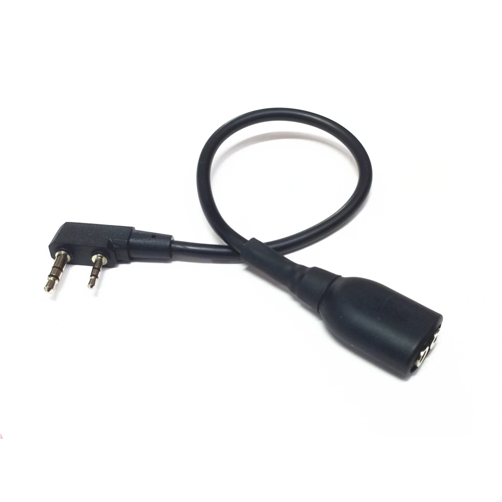 K1 to M1 Adapter for Baofeng Kenwood TYT 2pin radio to fpr PD780 Motorola 2pin headsets, K to M Cable Adapter