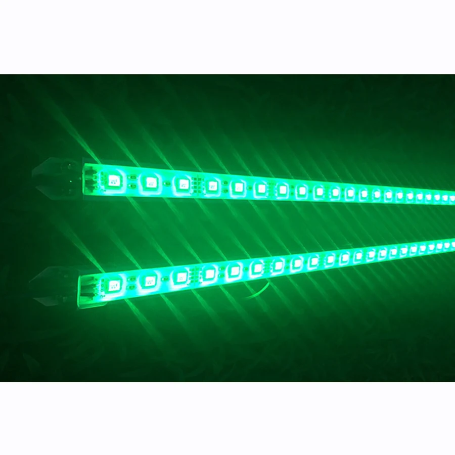 50PCS 레드 블루 그린 DC 12V 24V IP68 50cm 36led 5630 5730 SMD 방수 하드 리지드 스트립 캐비닛 바 빛