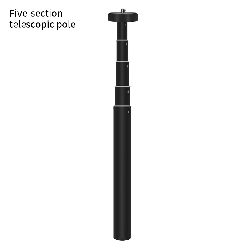 LituFoto All Metal treppiede da viaggio leggero telecomando per supporto per telefono cellulare fotocamera Gopro Live Youtube