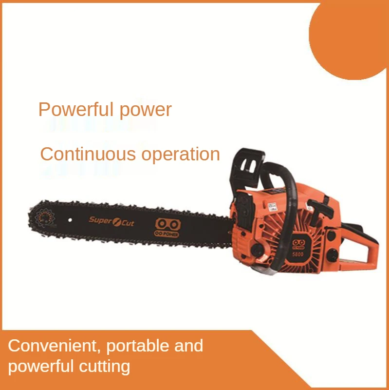 Gasoline saw, chain saw, household chainsaw, jungle power plug saw, logging saw, 58cc chainsaw accessories