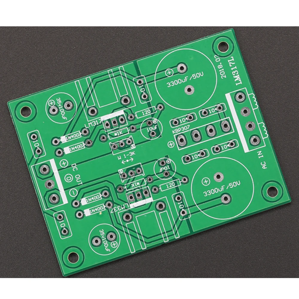 2018 версия DC ± 1,5-35 в 3300 а на LM317 LM337 35 в мкФ Выпрямитель регулятор напряжения печатная плата/готовая плата
