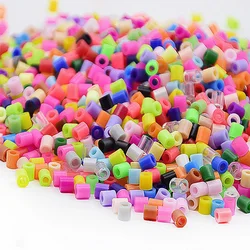 Perles Hama Pyssla pour enfants, 57 couleurs, 5mm, perles de fer pour enfants, puzzle 3D, jouets créatifs, cadeaux faits à la main, 8000 pièces