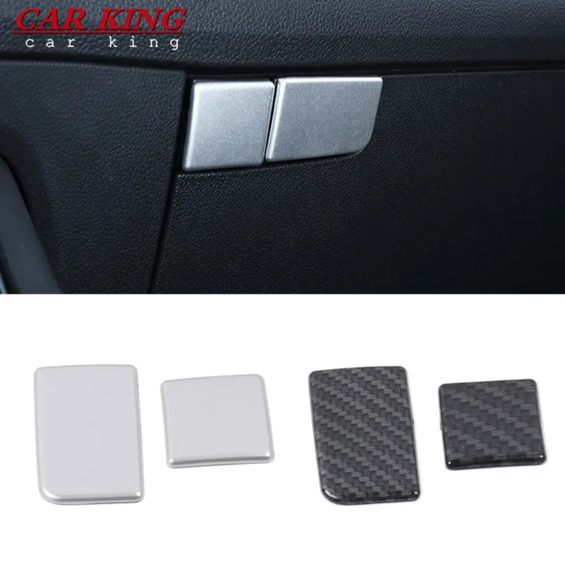 

For Skoda Kodiaq 2017 2018 2019 chrome Styling Glove Box Handle Frame trim cover Interior Mouldings car-styling Accessories