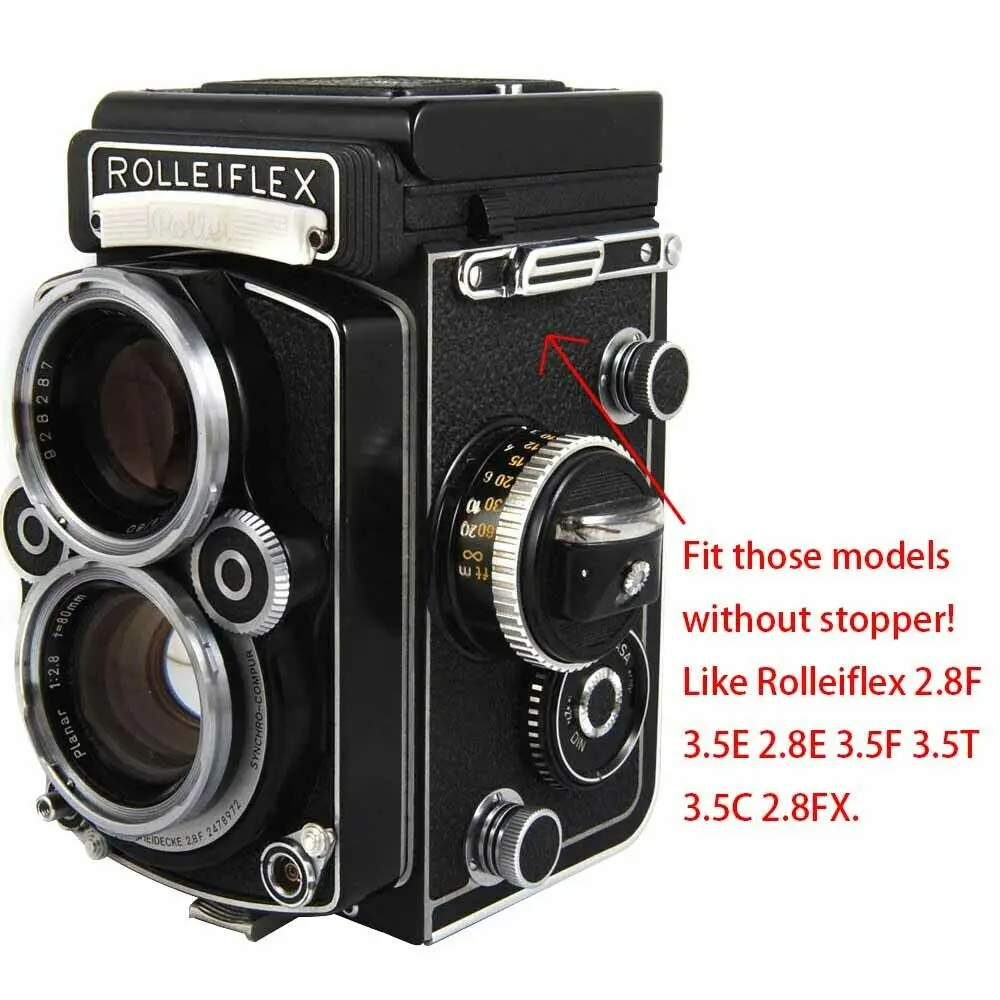 2x smycz na szyje zaciski krokodylkowe do Rolleiflex 2.8F 3.5E 2.8E 3.5F 3.5T 3.5C 2.8FX