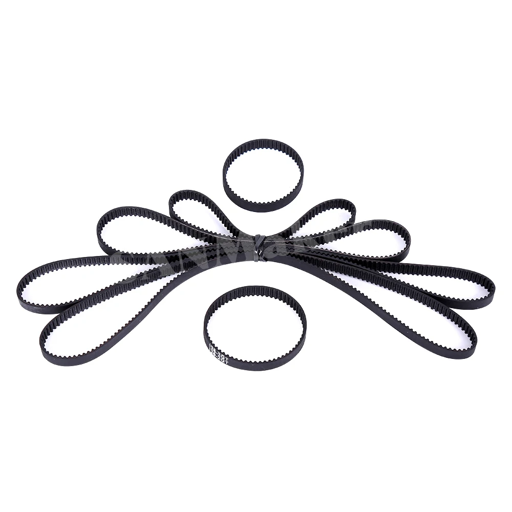 3D Printer GT2 6/10/15mm Closed Loop Rubber 2GT Timing Belt Length 220 208 210 212 214 216 218 222 224 226 228 230 232 234mm