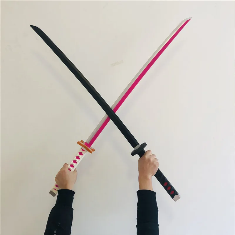 

104cm/103cm Black/Pink Anime PU Sword Toy Placement Sheath Kendo Special Sports Links Cos Stage Props For Children Toys